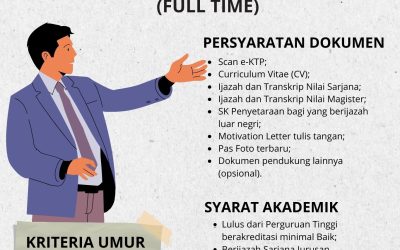 Info Loker: Dosen Administrasi Publik (Full Time) DL 31 Oktober 2024