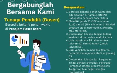 Info Loker: Dosen Matematika di Penajam Paser Utara – DL 30 Juni 2026